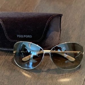 Tom Ford Clemence Sunglasses Gun Metal